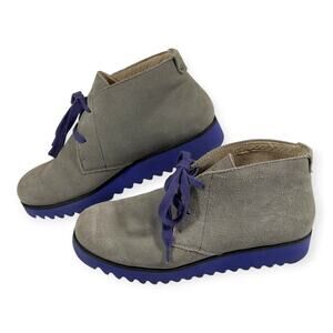 Jambu Gianna Low Cut Chukka, Gray/Purple, Leather, Women's 8.5